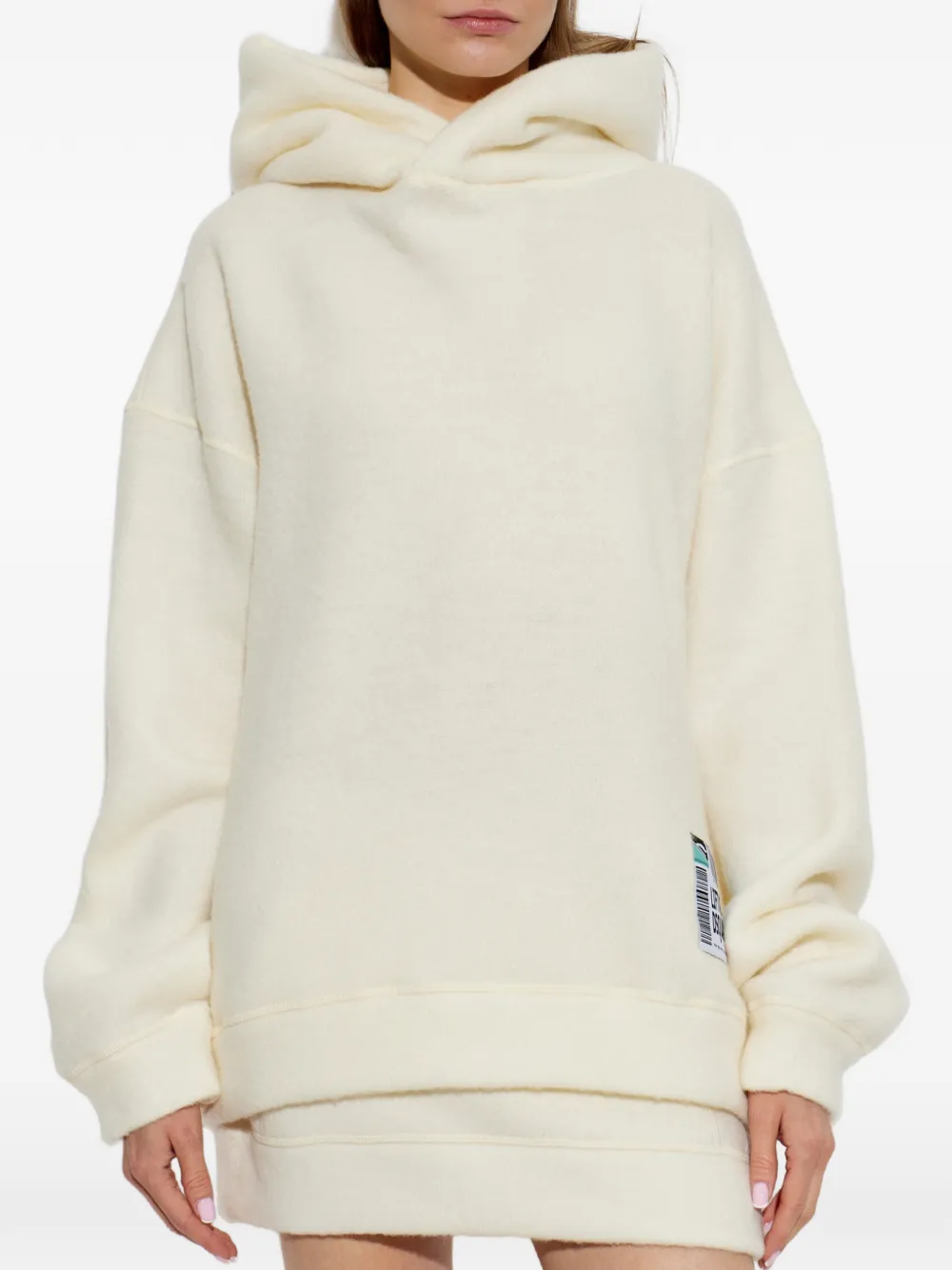 DSQUARED2 Hoodie met logopatch Beige