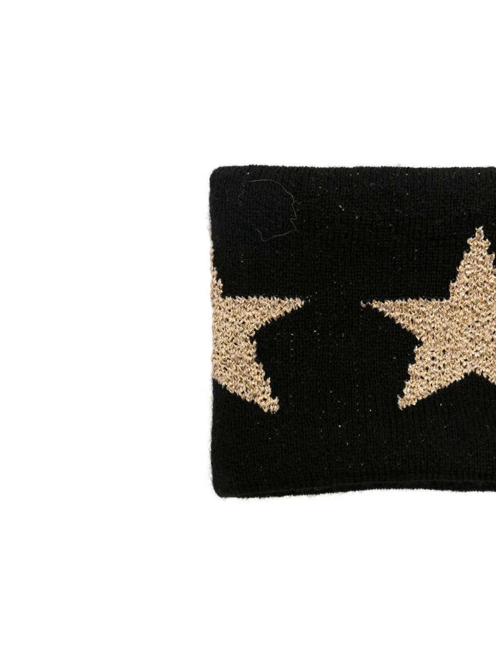 Goldbergh Cosmic haarband met ster-intarsia Zwart