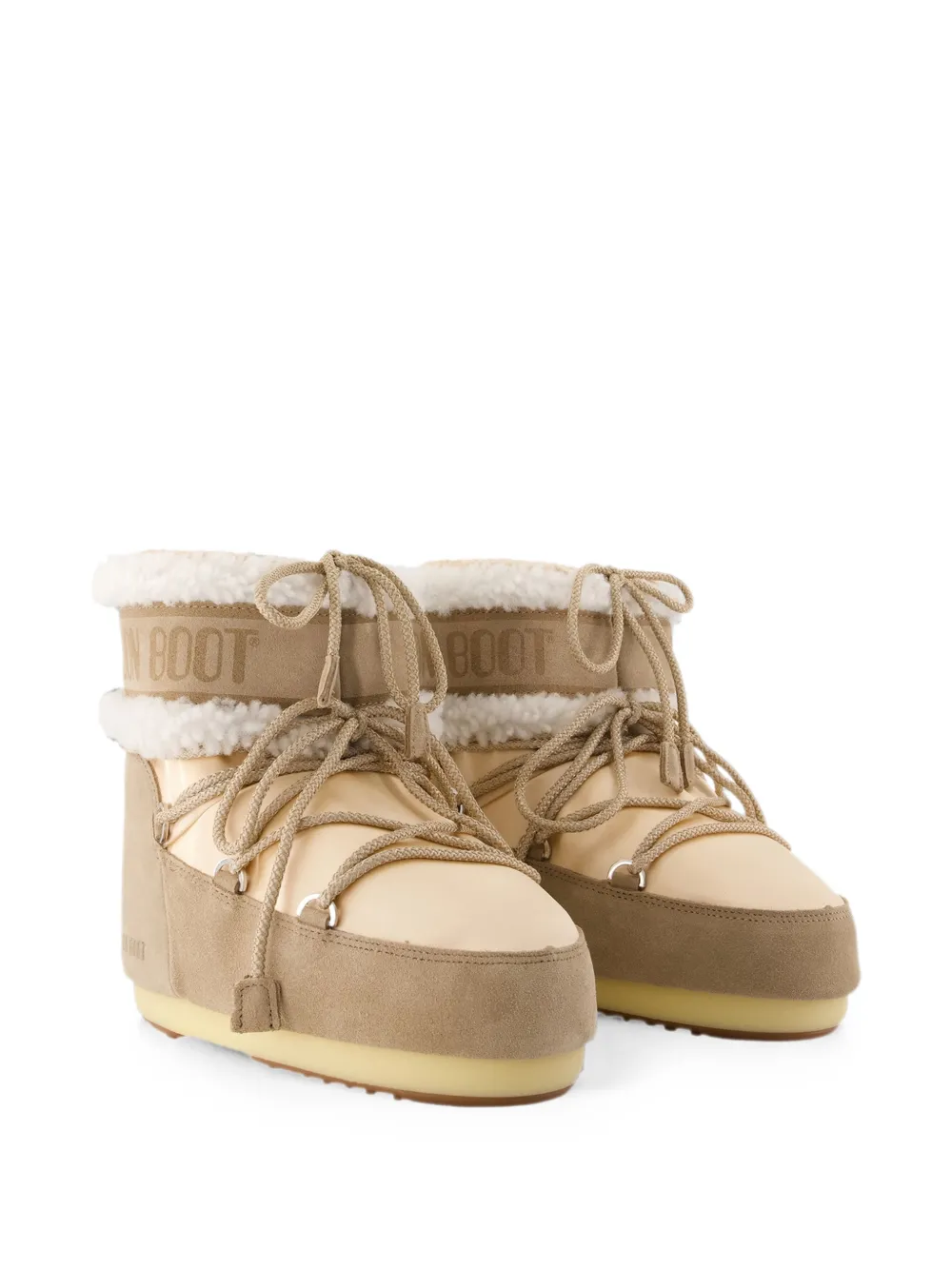 Moon Boot Icon Low Pearly Plus ankle boots Beige