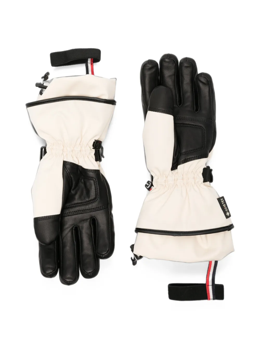 Moncler Grenoble padded gloves Beige