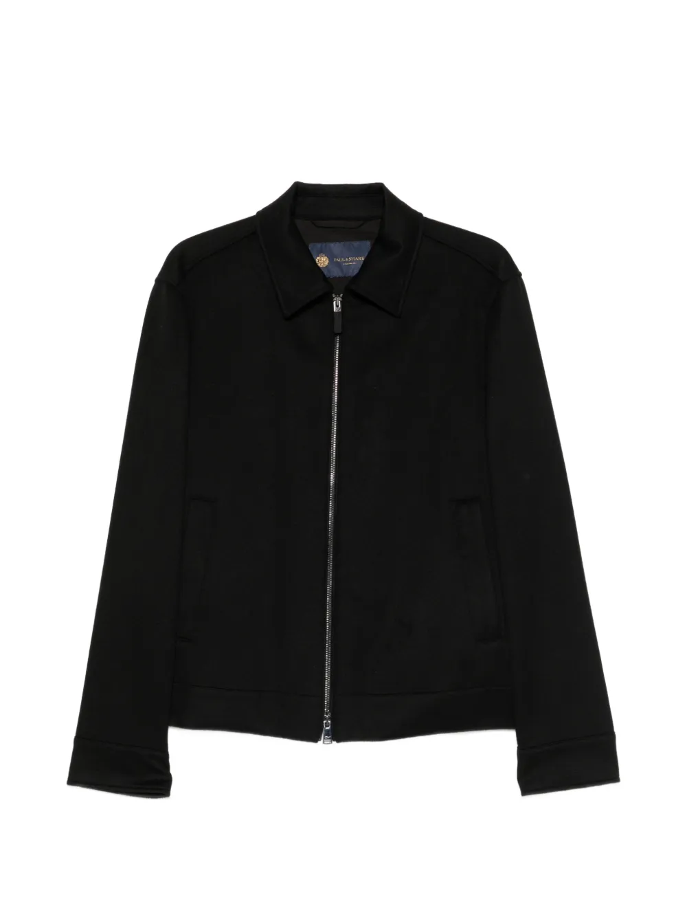 Paul & Shark cashmere zip-up jacket - Schwarz