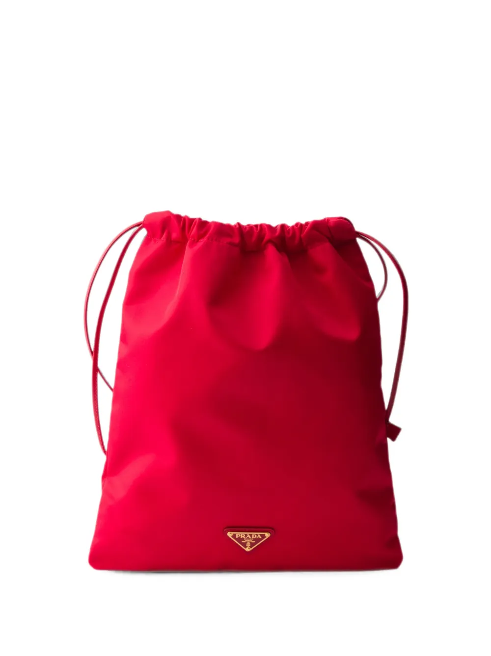 Prada Wish Re-nylon Pouch In Red