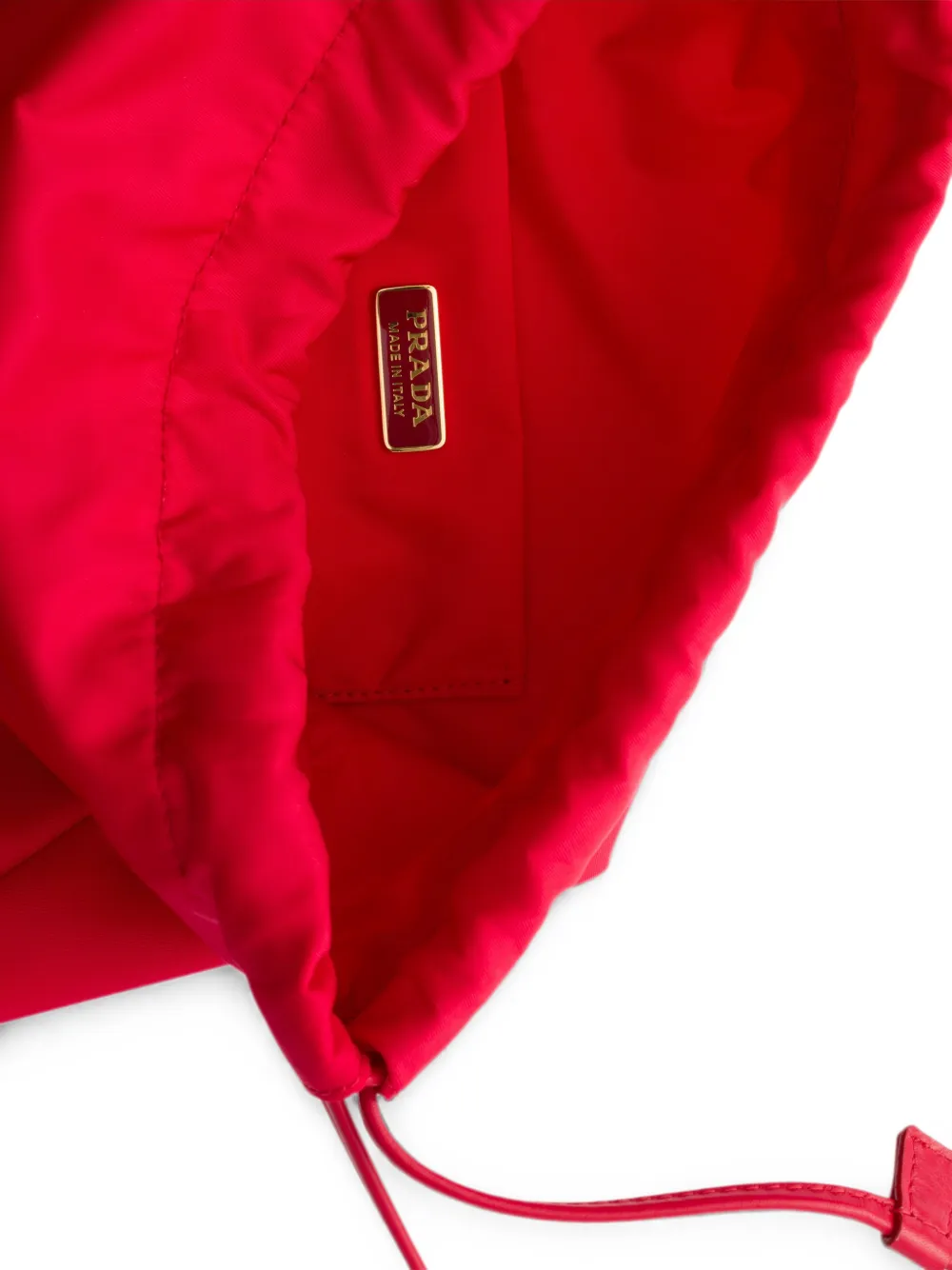 Prada Wish Re-Nylon pouch Rood