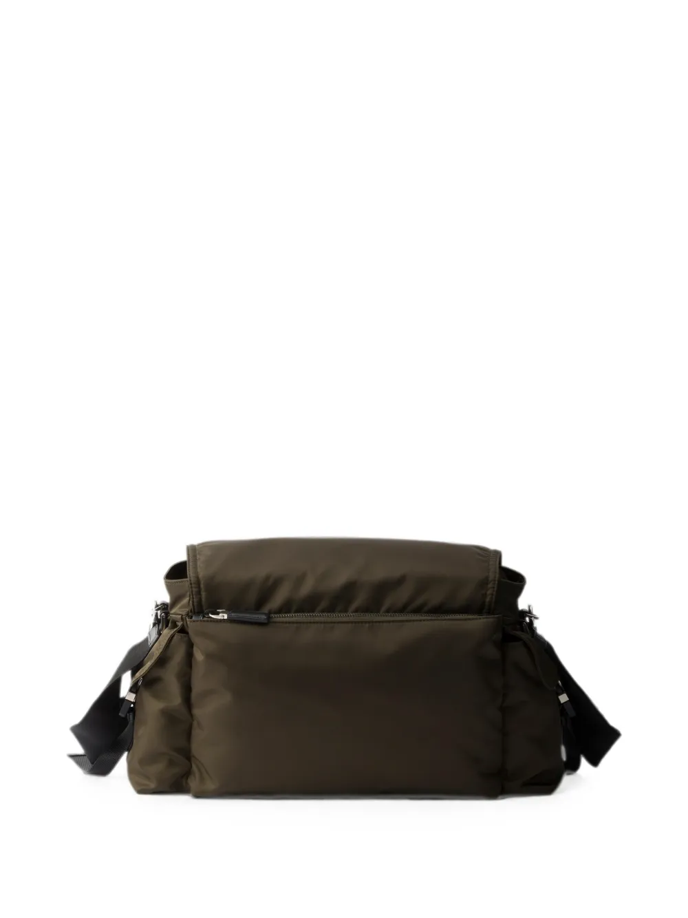 Prada Explore Re-Nylon en leren tas Groen