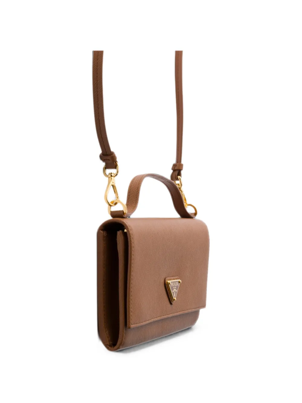 Prada Mini-portemonnee Bruin