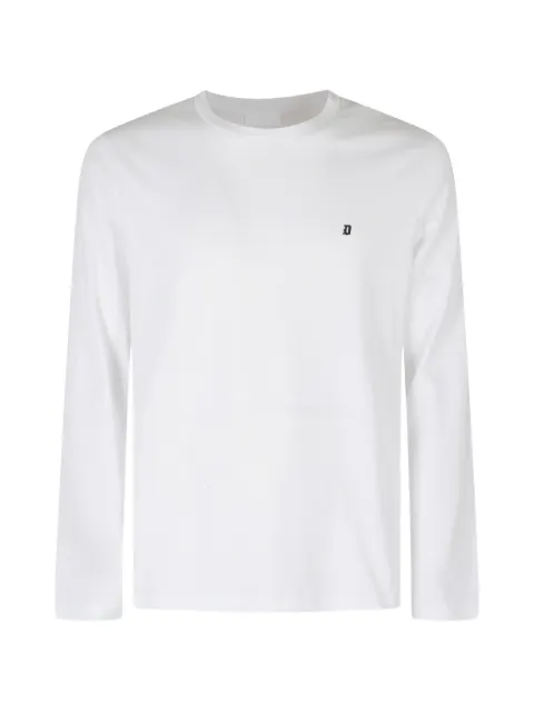 DONDUP Camiseta mangas longas com logo bordado