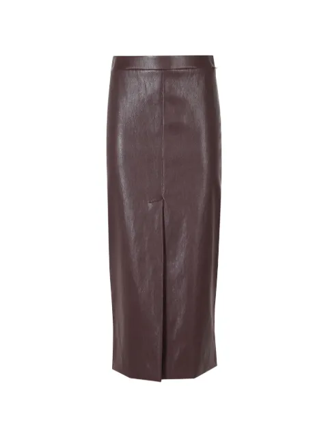 Herno front-slit midi skirt