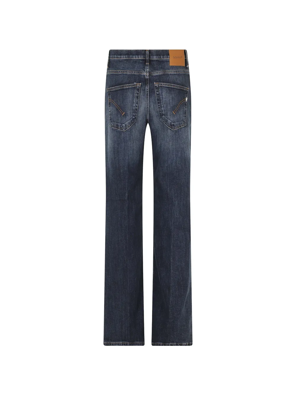 DONDUP Jacklyn straight jeans met vervaagd effect Blauw