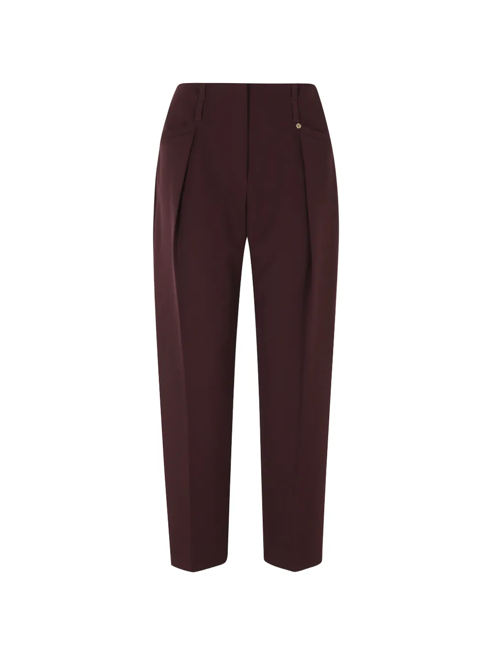 NISSA high-rise pants - Rosso