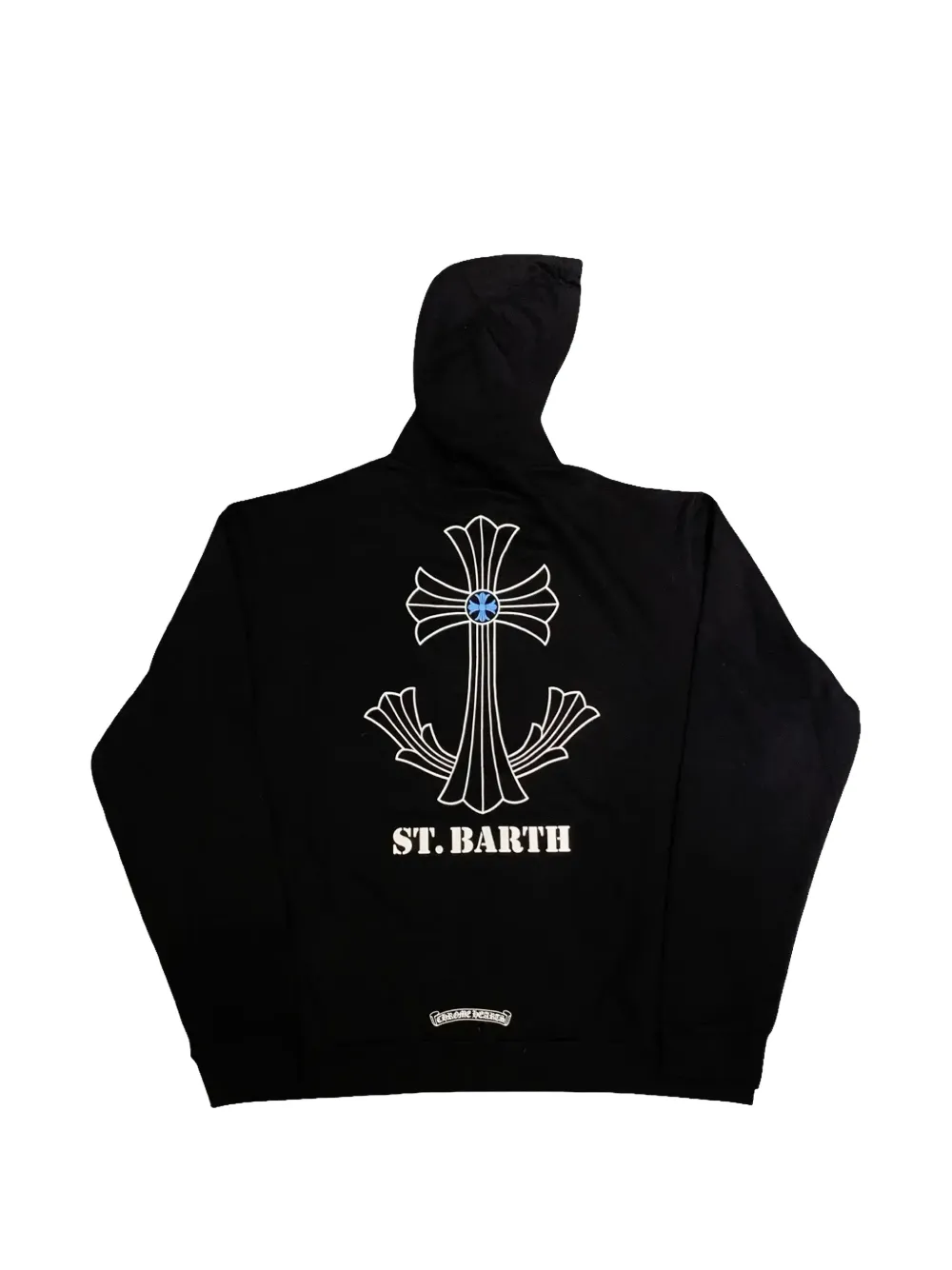 Chrome Hearts St. Barth hoodie met logo-print Zwart