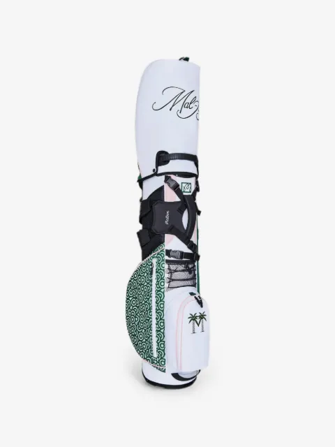 Malbon Golf Palmetto logo-print panelled golf bag