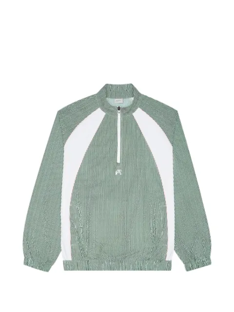 Malbon Golf Valero striped seersucker jacket