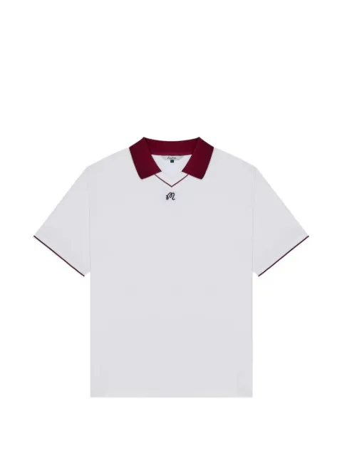Malbon Golf Barrio logo-embroidered polo shirt