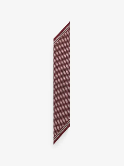 Saint Laurent Lavallière scarf in silk twill