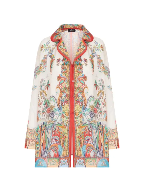 ETRO Paisley-print silk shirt