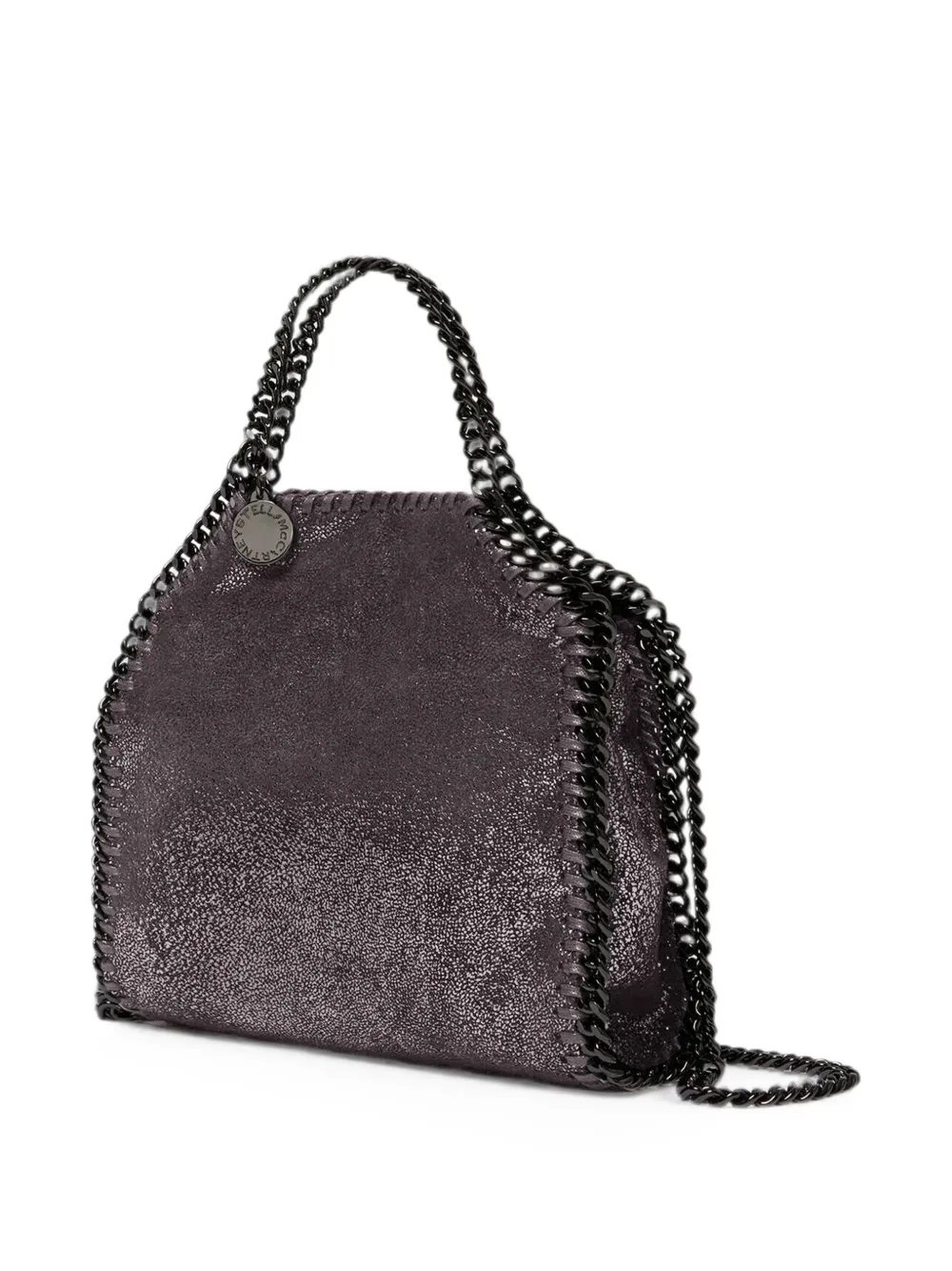 Stella McCartney Falabella shopper met metallic-effect Grijs