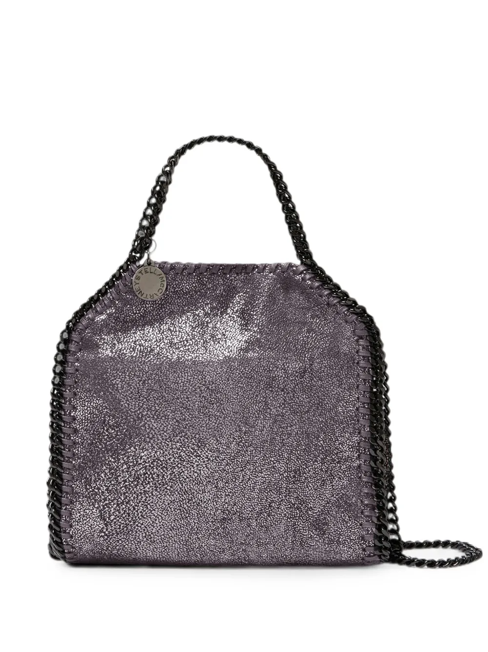 Stella McCartney Falabella metallic-effect tote bag - Grigio