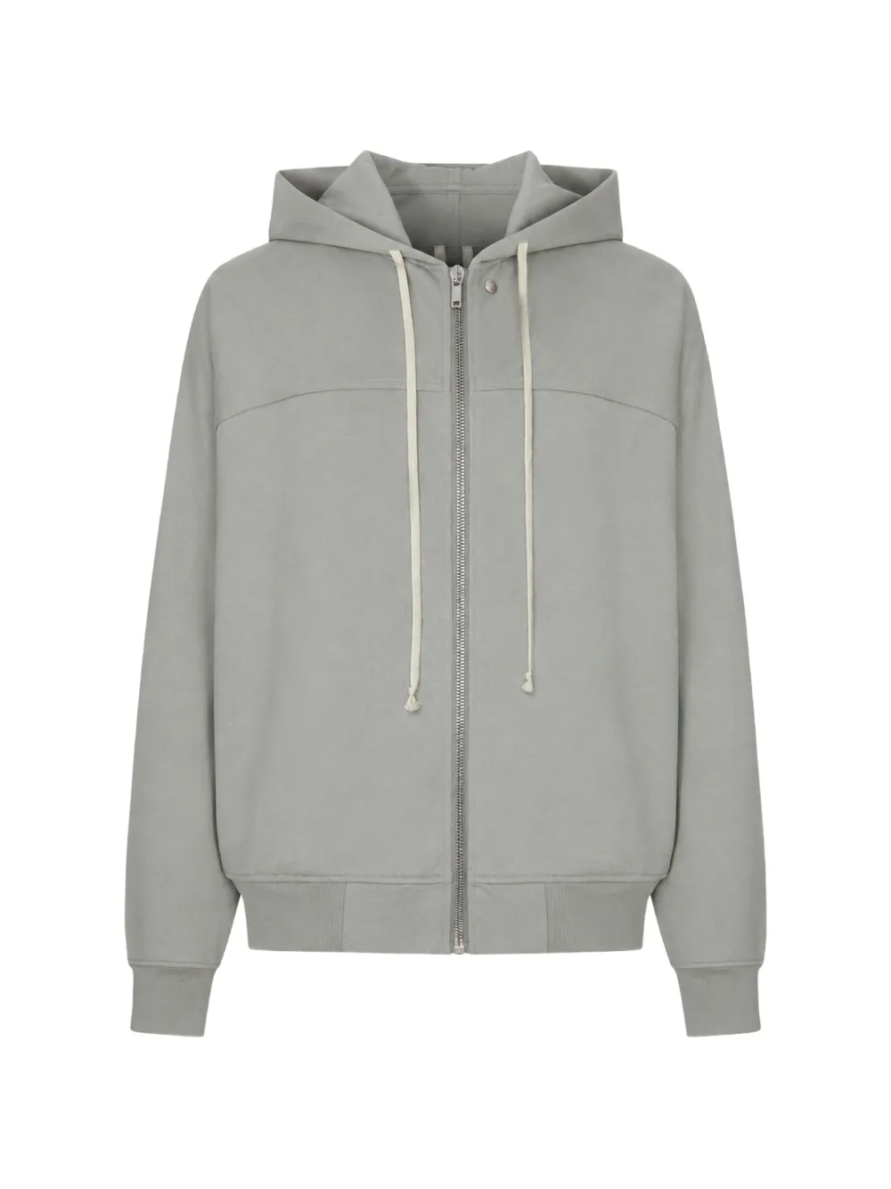 Rick Owens Tower windbreaker in DRK pearl heavy jersey - Grey