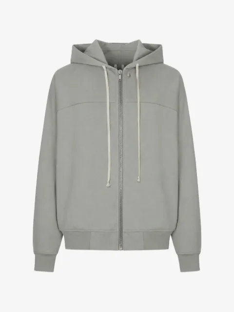 Rick Owens Tower windbreaker in DRK pearl heavy jersey