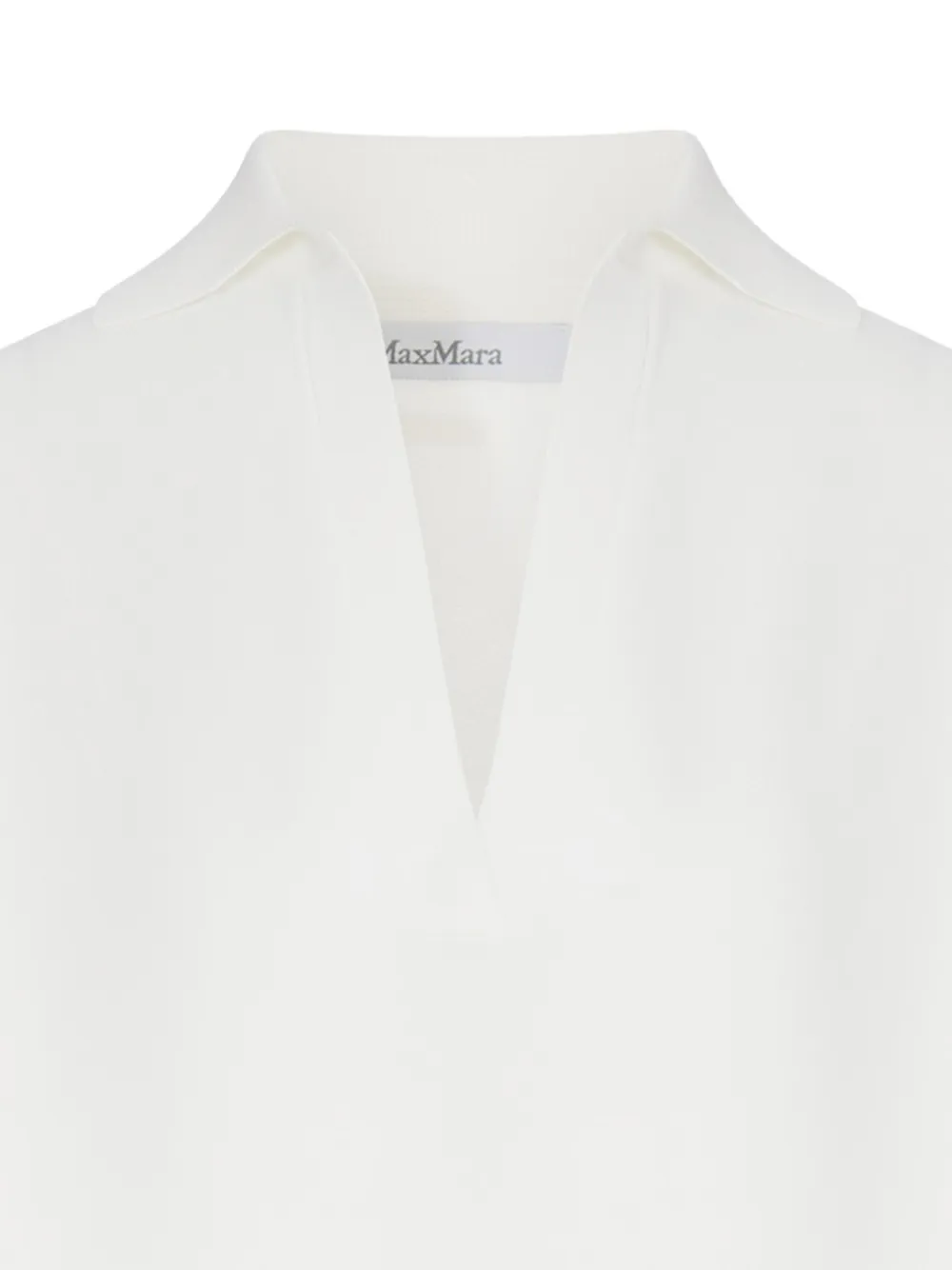 Max Mara Viscose crêpe trui Wit