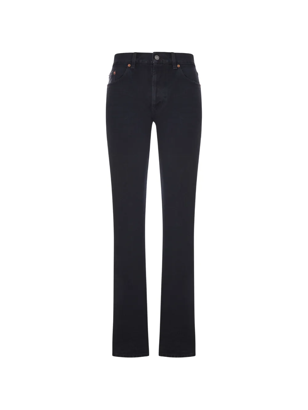Saint Laurent straight-leg five-pocket jeans - Schwarz