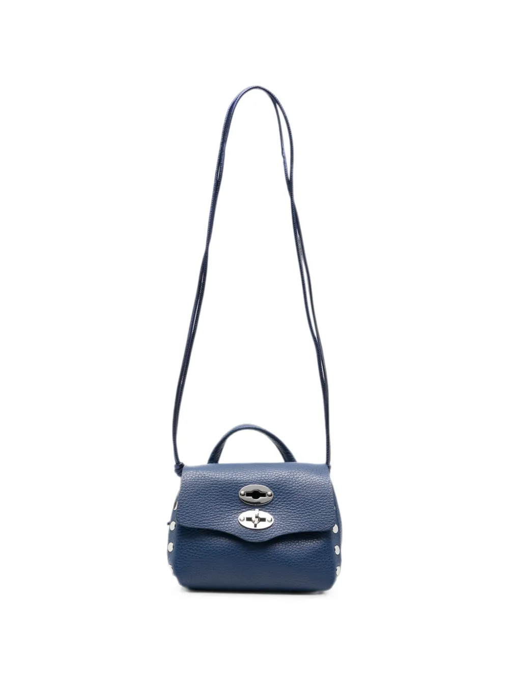 Zanellato Postina baby leather shoulder bag - Blau