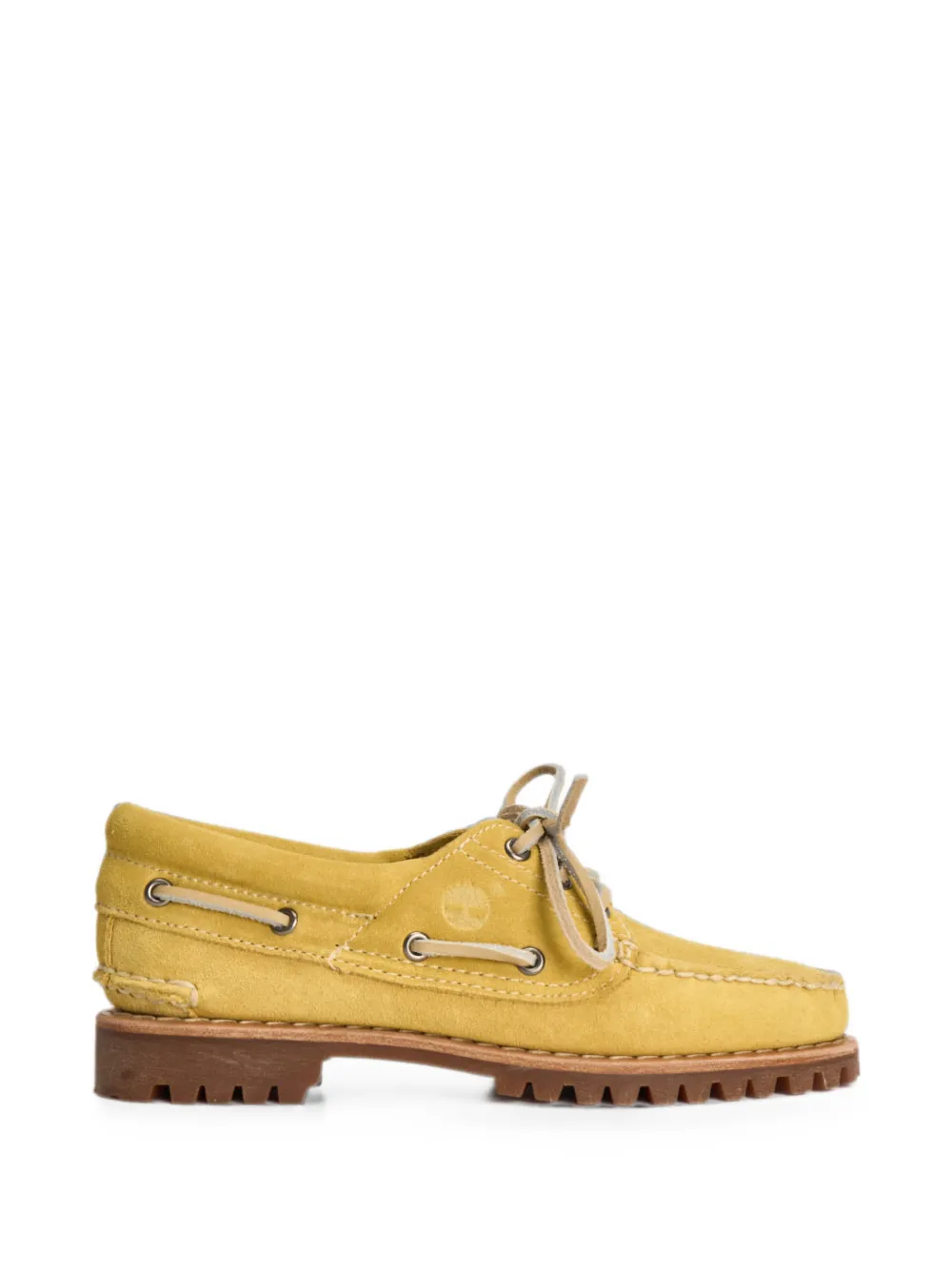 Timberland Authentic suede boat shoes - Yellow