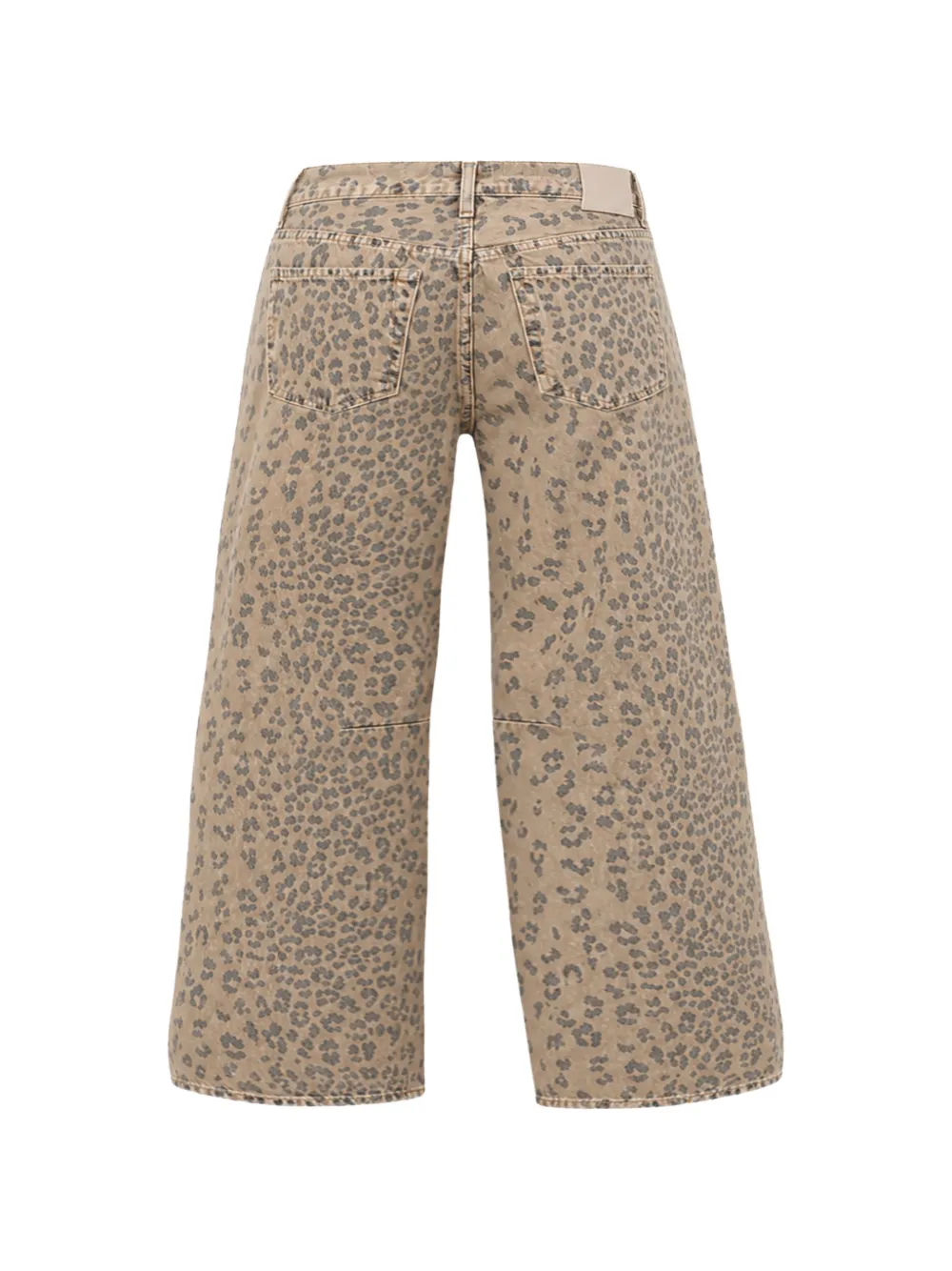 Citizens of Humanity Straight jeans met luipaardprint Beige