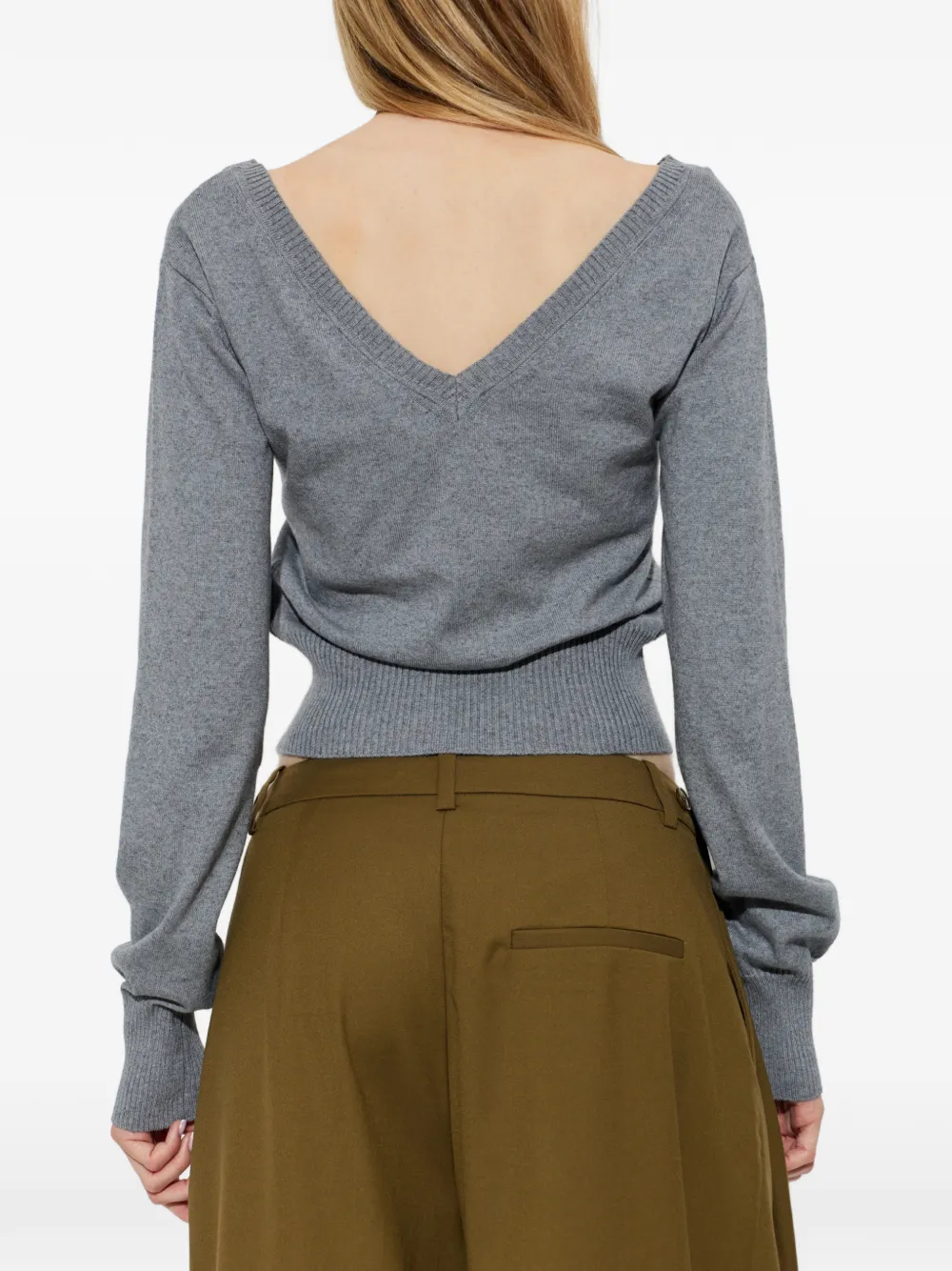 Vivienne Westwood Beatrice trui met V-hals Grijs
