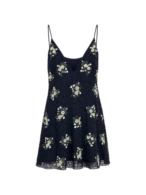 Antik Batik Bibi floral-embroidered sequin-embellished mini dress