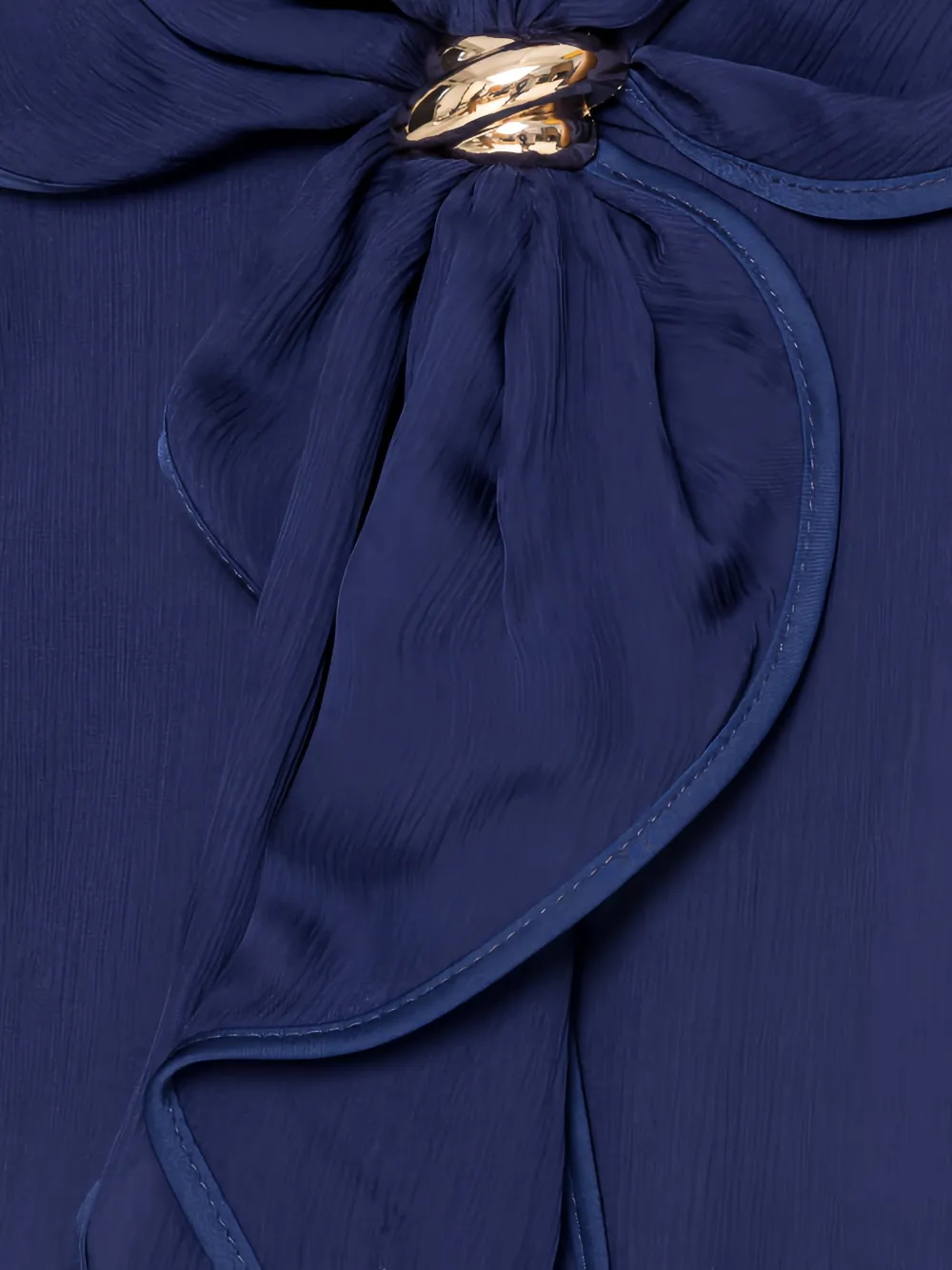NISSA Zijden midi-jurk Blauw