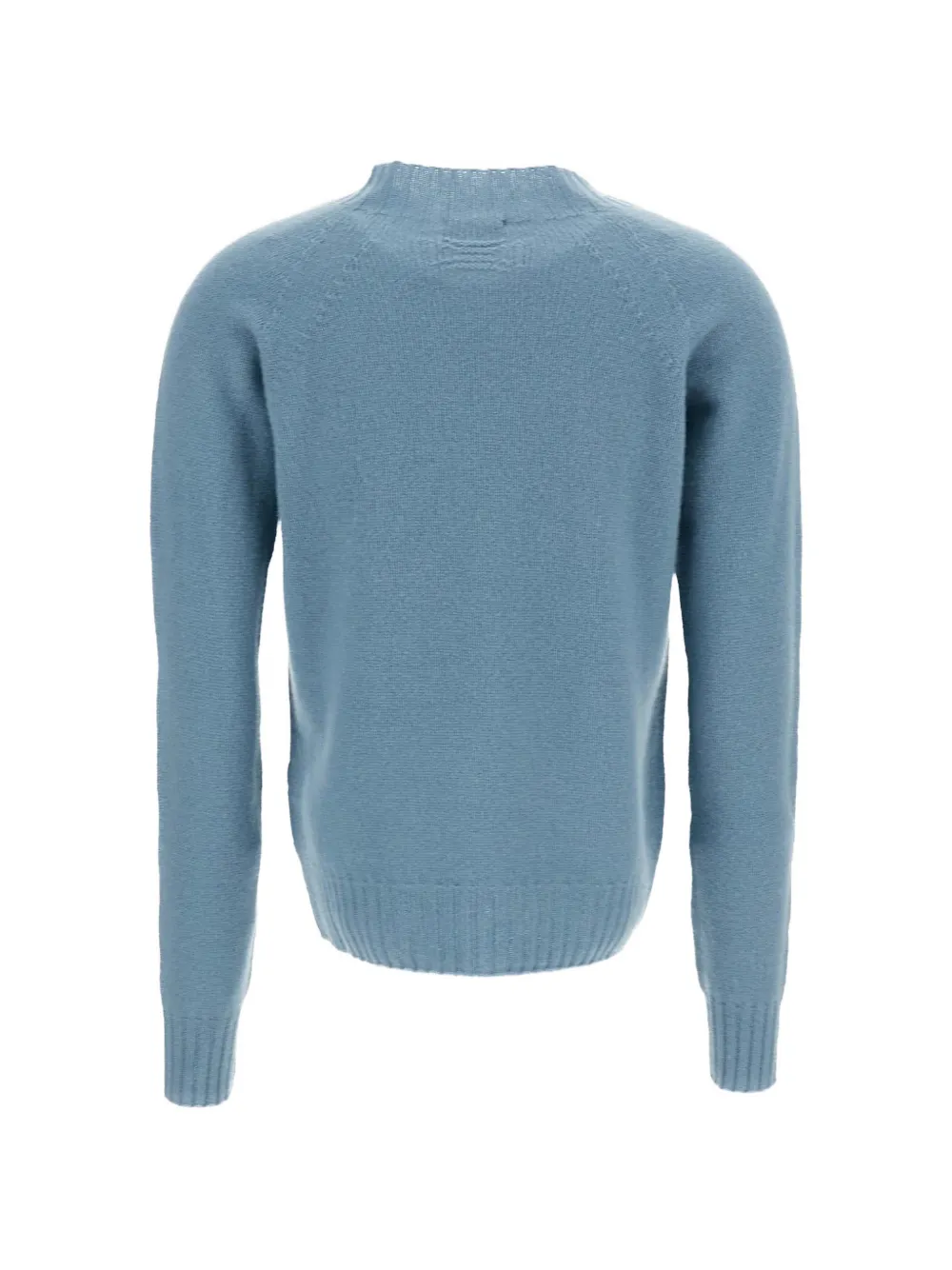 Drumohr mock-neck wool sweater Blauw