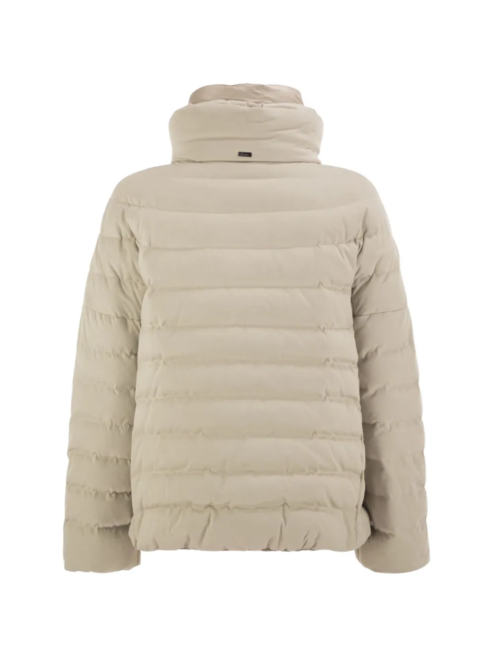 Herno Gewatteerd jack met suède-effect Beige
