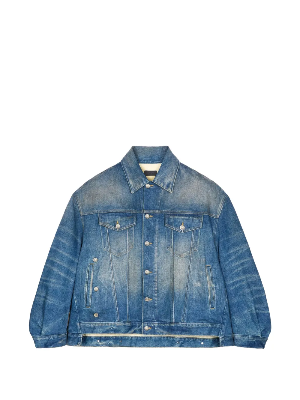 Haikure Janet faded denim jacket - Blau