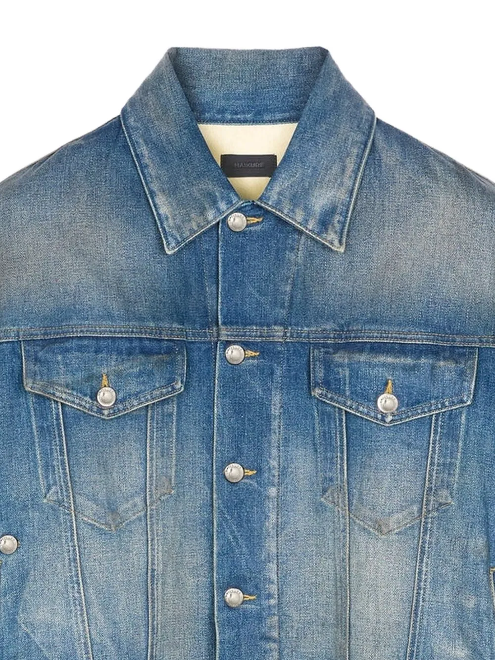 Haikure Janet jack met vervaagd effect Blauw