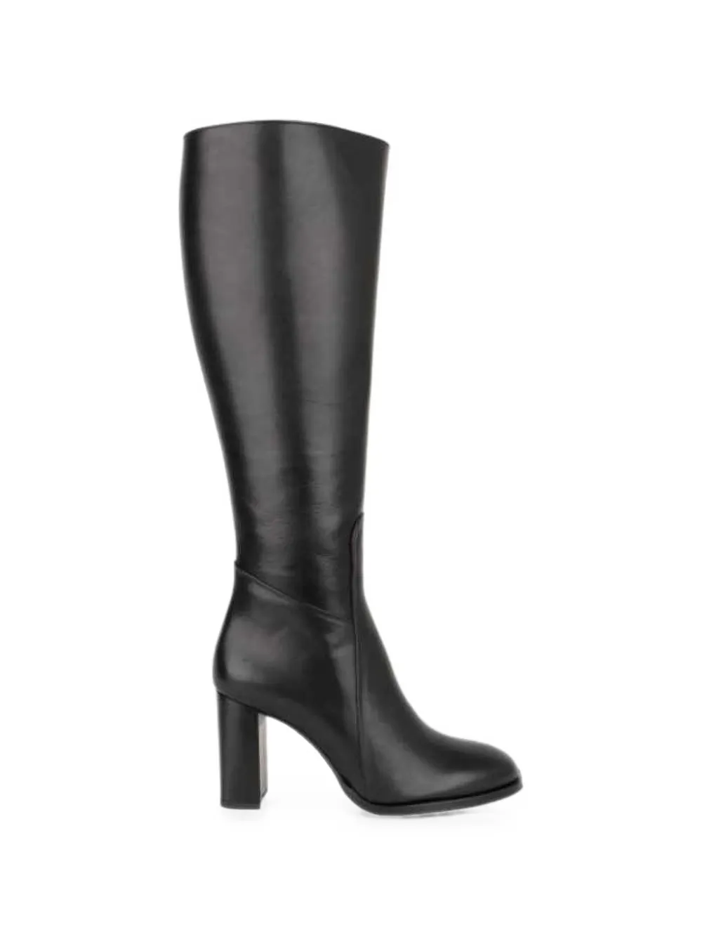 SERGIO MORETTI FIRENZE leather knee-high boots - Nero