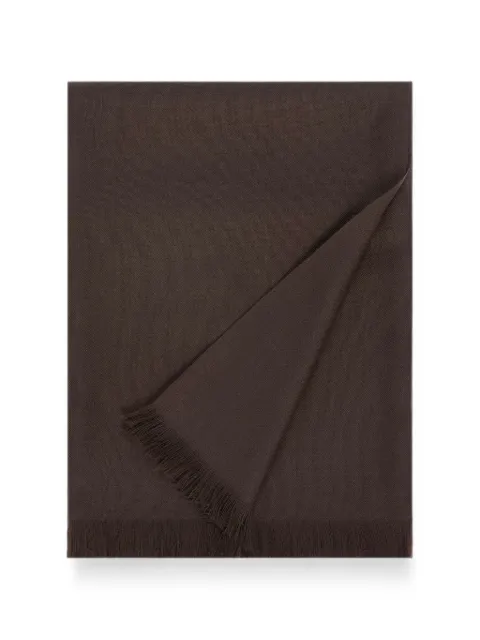BOMPARD fringed cashmere scarf