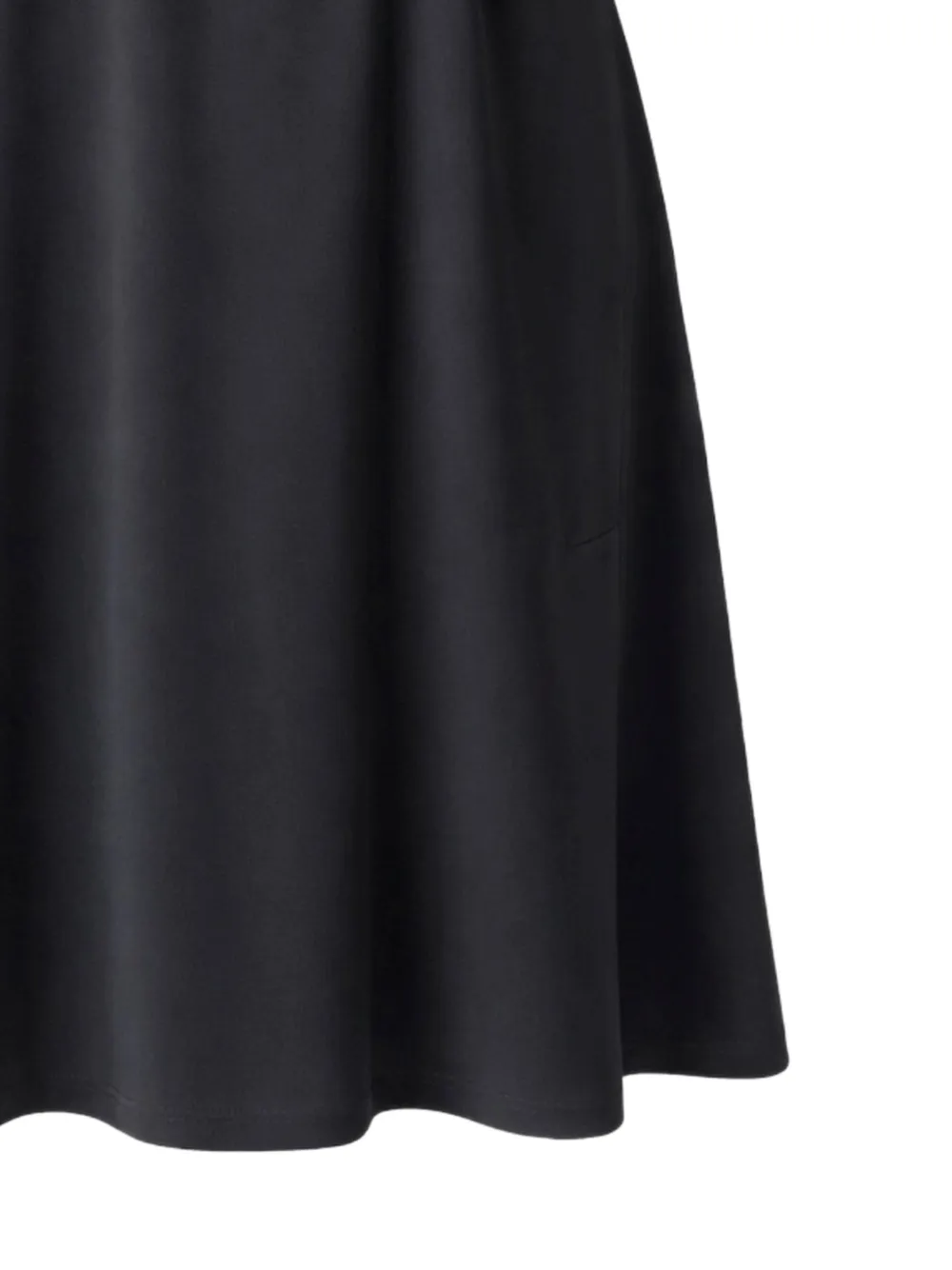 Herno buckle-detail V-neck midi dress Zwart