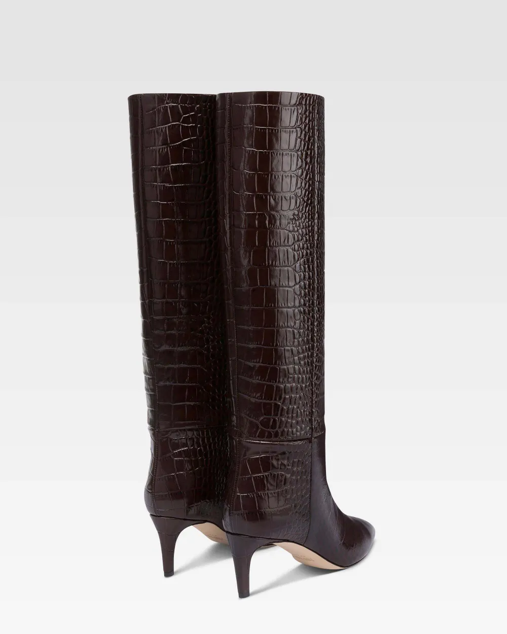 Paris Texas crocodile-effect leather boots Bruin
