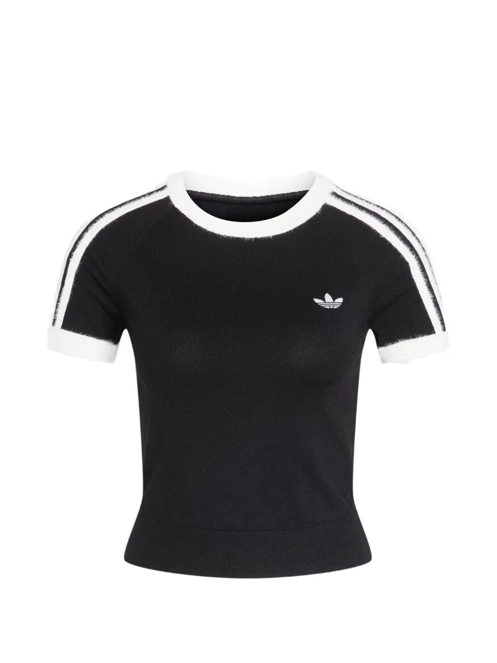 adidas knitted T-Shirt - Nero