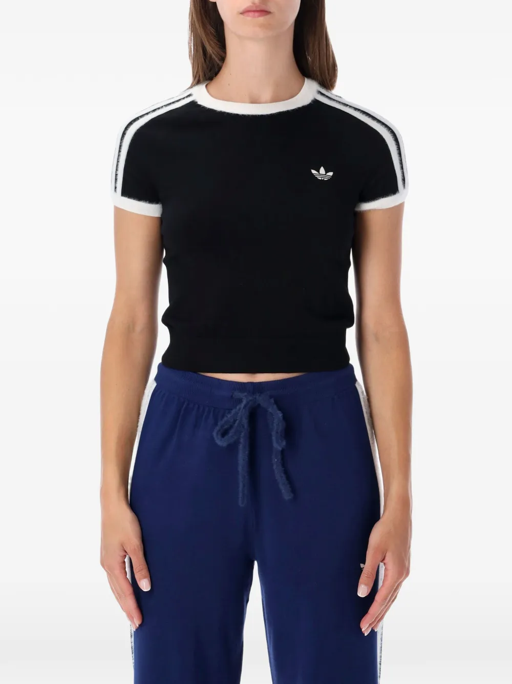 adidas Gebreid T-shirt Zwart