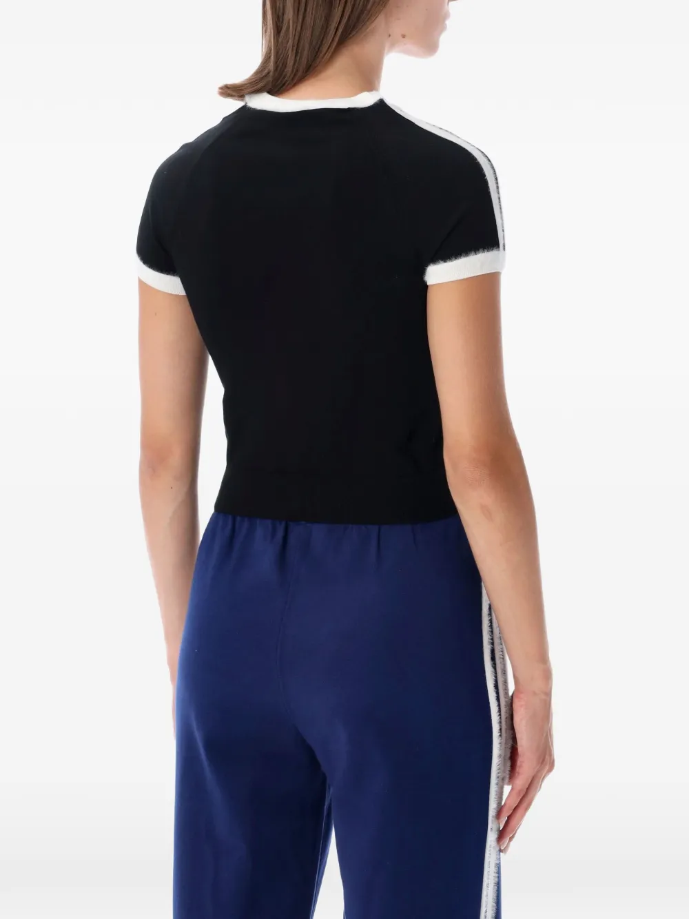 adidas Gebreid T-shirt Zwart