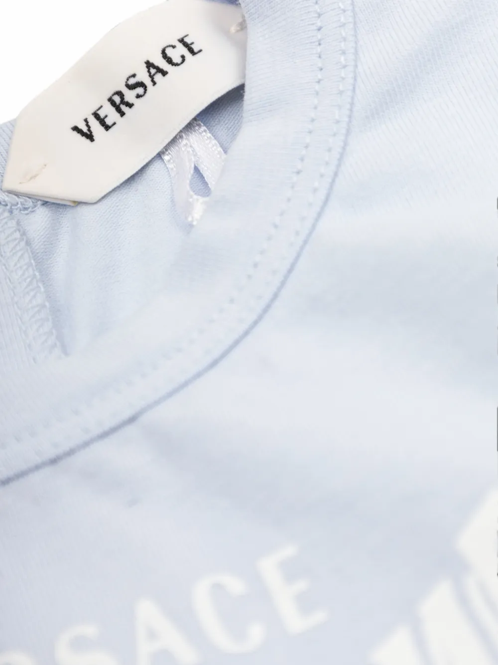 Versace Kids Pyjama met logo-detail Blauw
