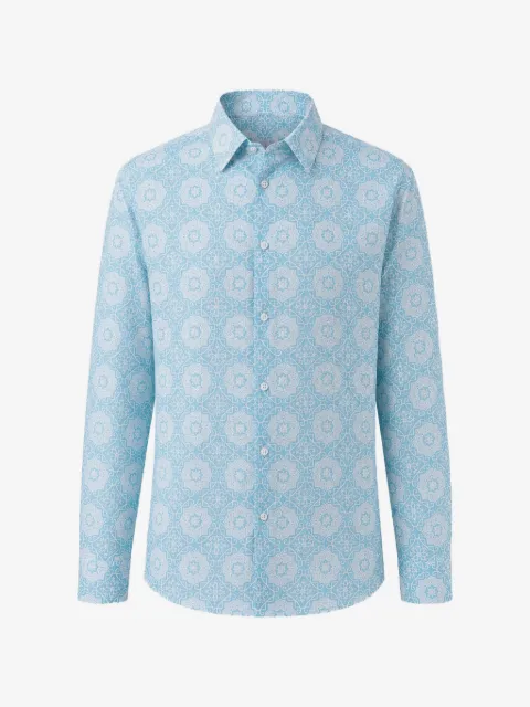 PENINSULA SWIMWEAR camisa con motivo geométrico