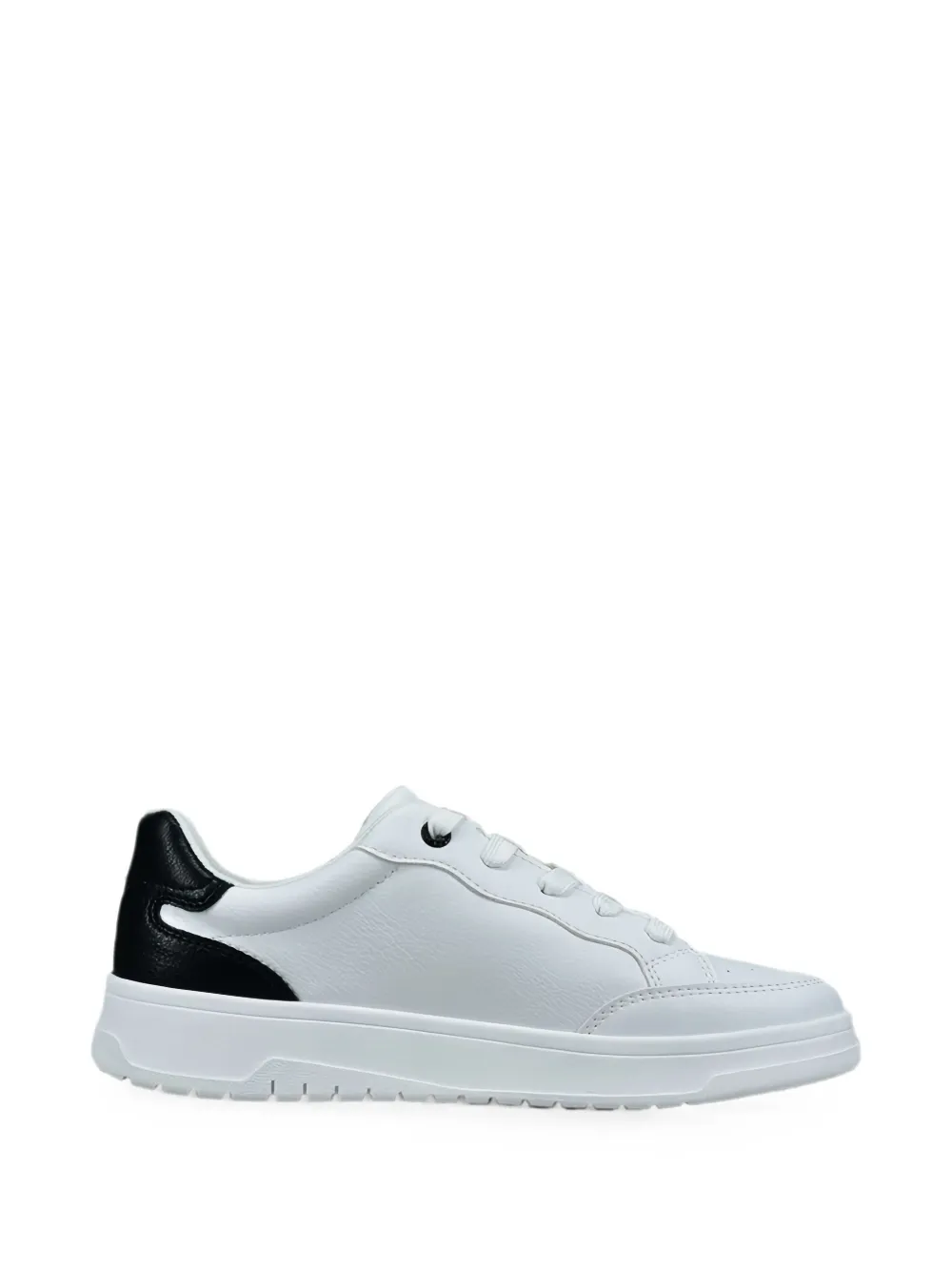 Bugatti logo-patch panelled low-top sneakers Wit