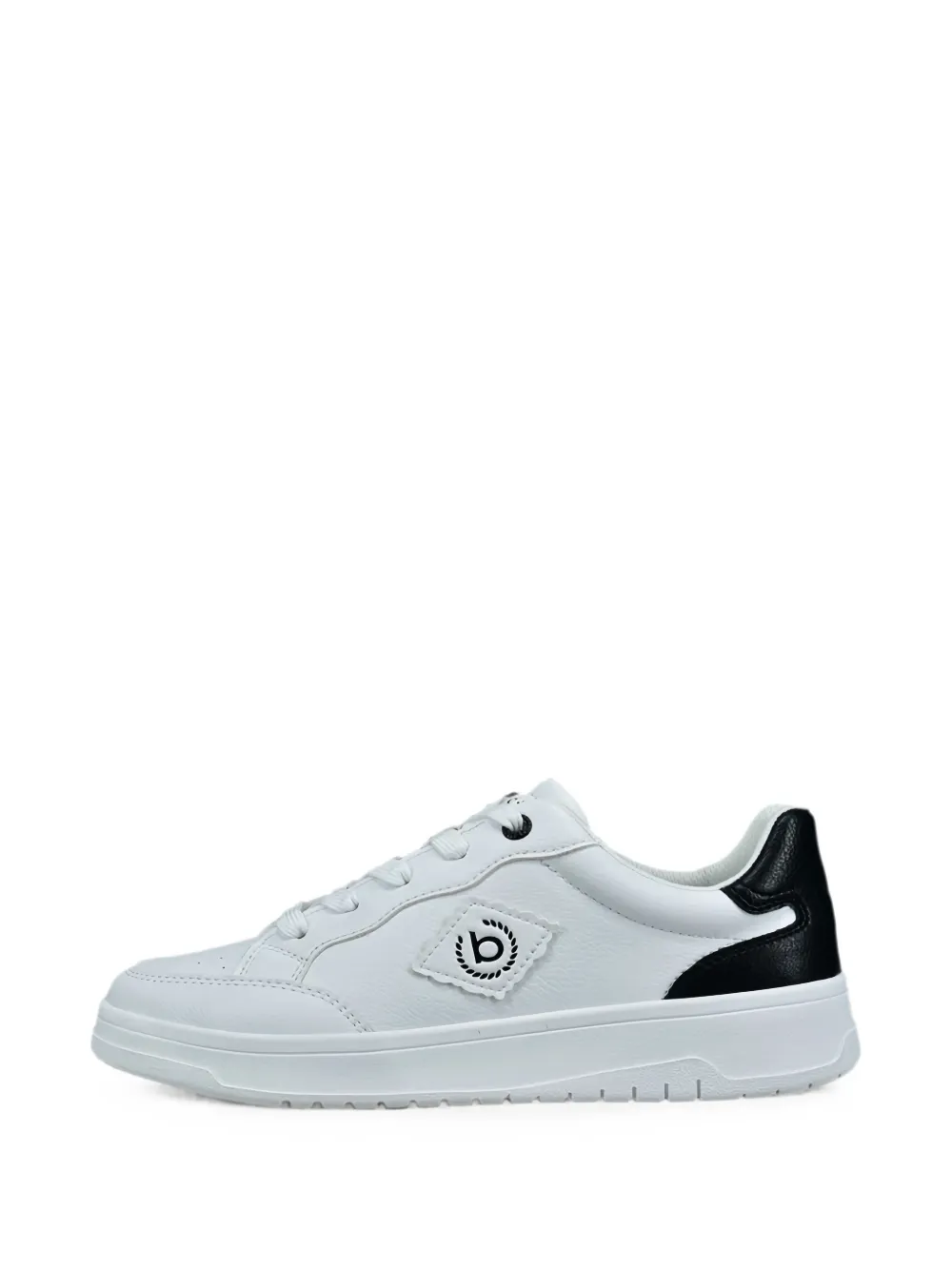 Bugatti logo-patch panelled low-top sneakers Wit