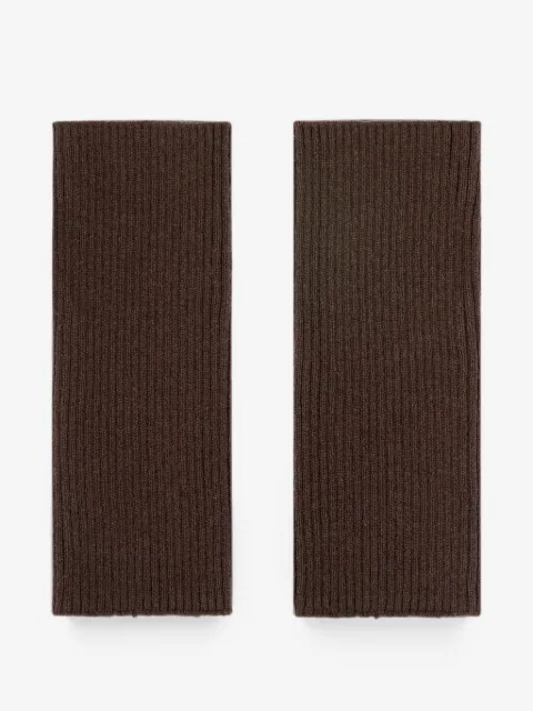 BOMPARD ribbed cashmere mittens