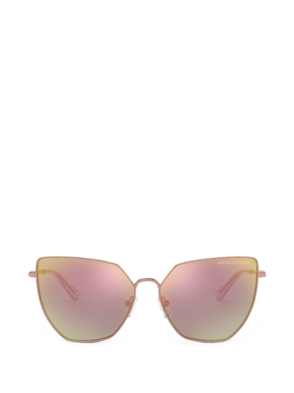 Armani Exchange geometric-frame sunglasses - Rosa