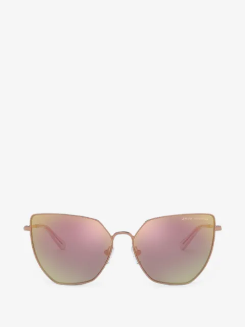 Armani Exchange geometric-frame sunglasses