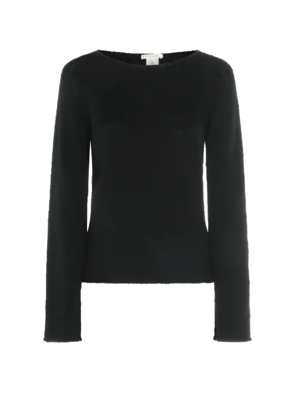 The Row Omiko Fine-knit Sweater in Black